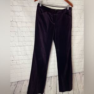 Theory Purple Corduroy Pants Straight Size 6